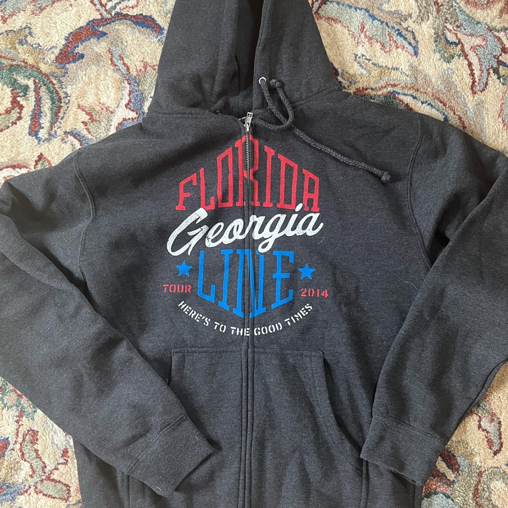 Florida Georgia Line Band Zipup Hoodie